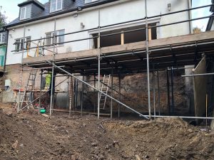 basement construction in Bolton