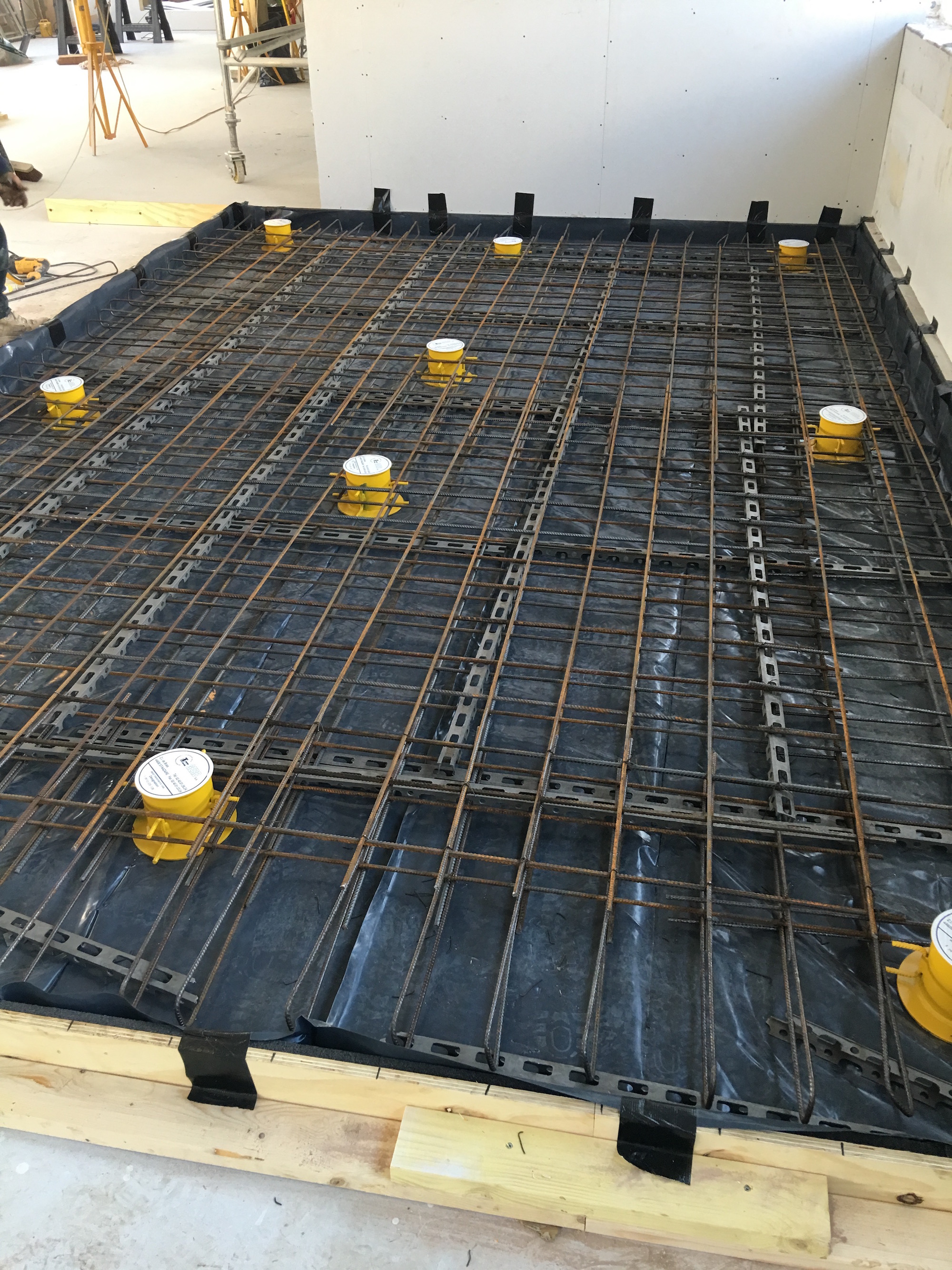 Concrete Foundations In Bury Gym Weights Area Basetec Piling