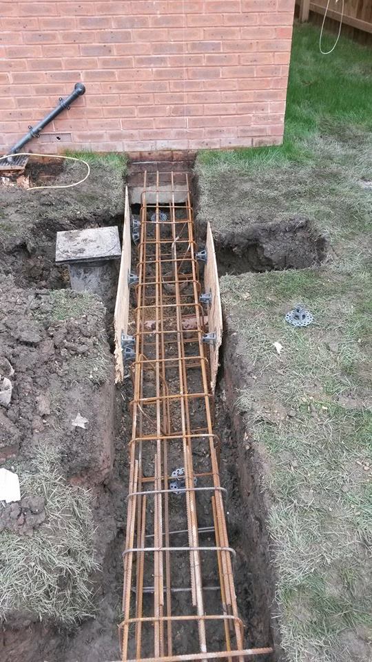 Piling Works In Bolton House Extension Foundations Basetec Piling