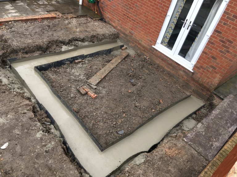Piling In Worsley For A Side Extension Basetec Piling