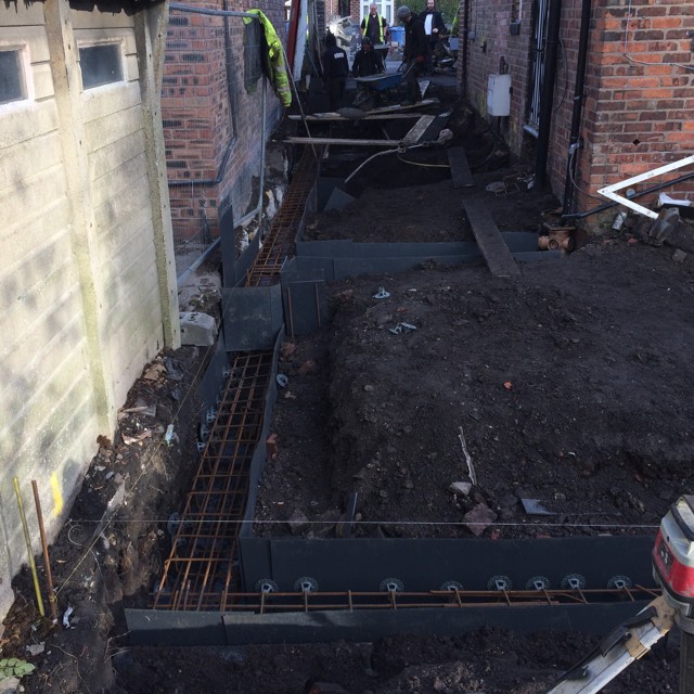 extension piling in Salford