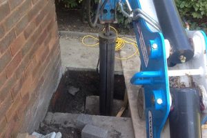 mini piling installation