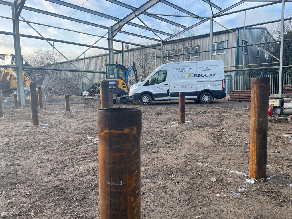 Basetec Piling - piled slab installation