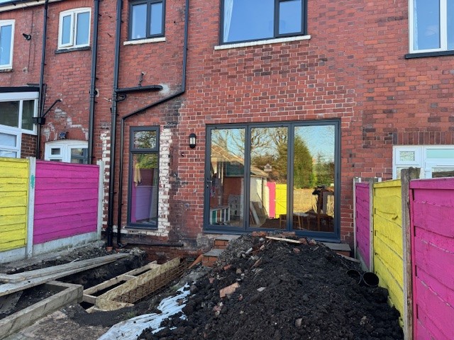 Piling in Orange Hill Road, Prestwich