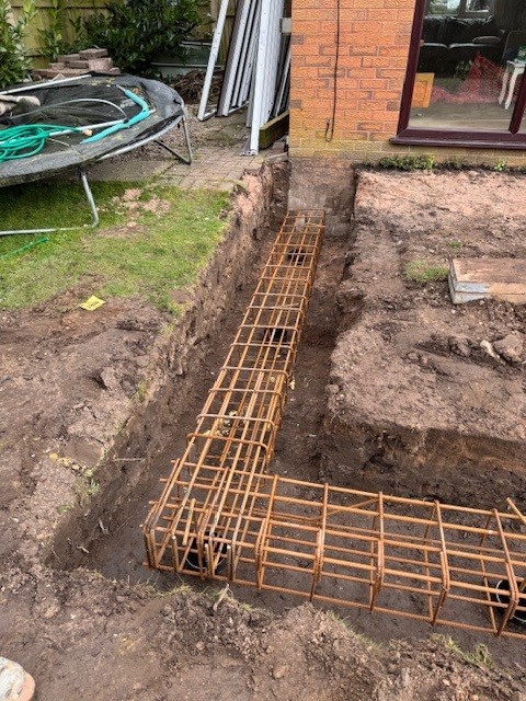 Piling in Millbeck Close, Crewe