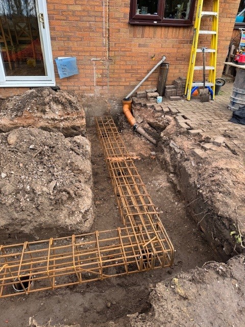 Piling in Millbeck Close, Crewe