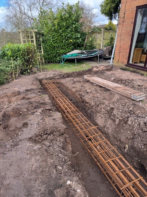 Piling in Millbeck Close, Crewe