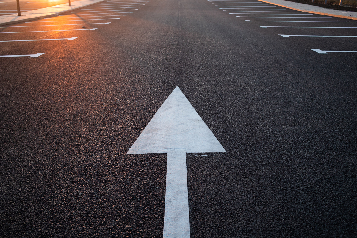 car park contractors - road signs in a new parking