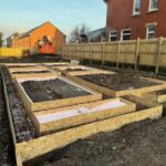 piling for a new build house in leyland